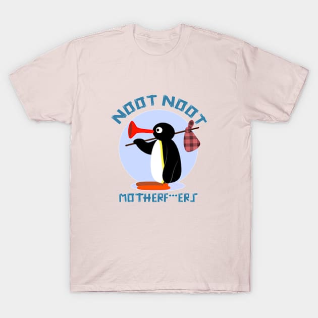 Noot Noot Pingu Funny Meme Animal Penguin Gif Motherf T Shirt